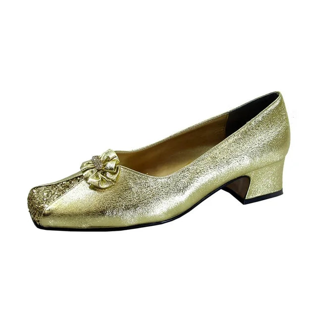 Women Church Shoes- BDF683C Gold Women Church Shoes- BDF683C Gold