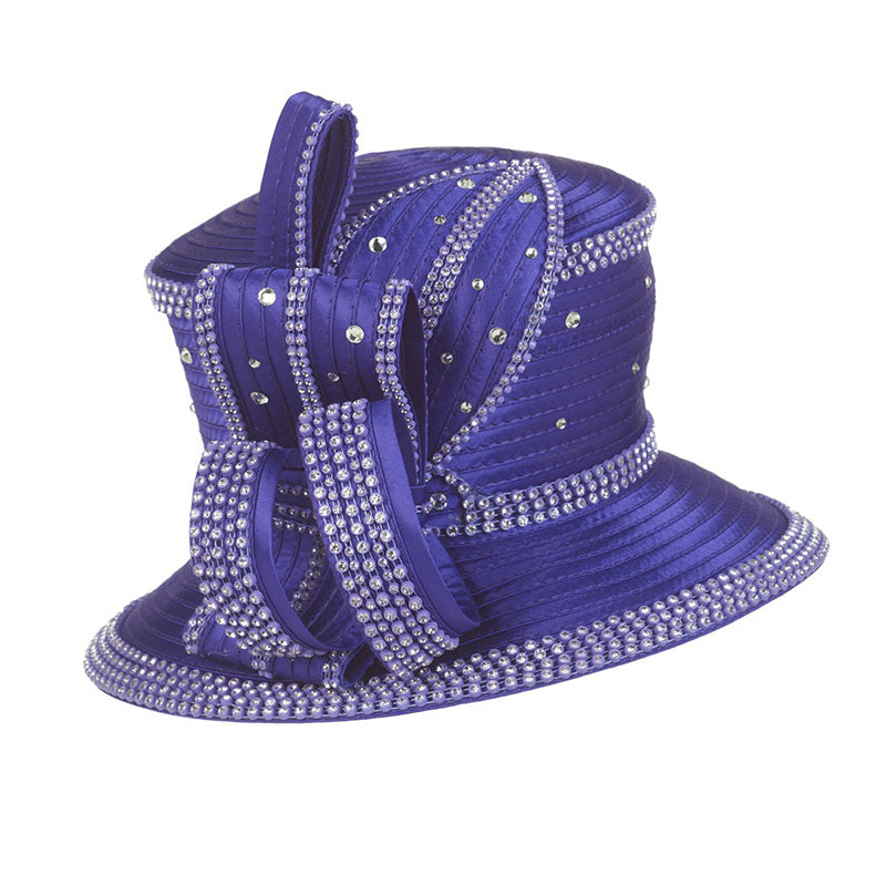 Giovanna Church Hat HR22143-Purple
