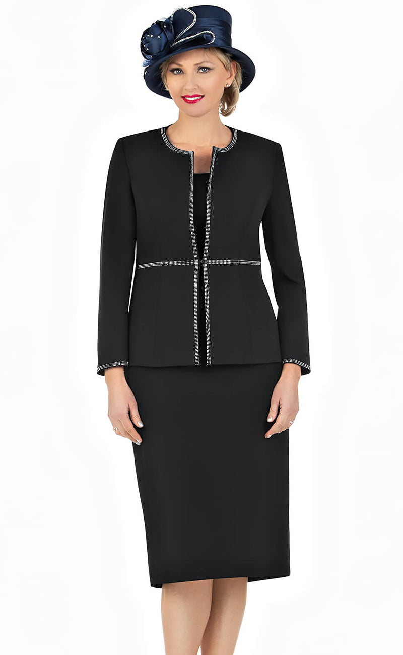 Giovanna Usher Suit S0743-Navy main image 1