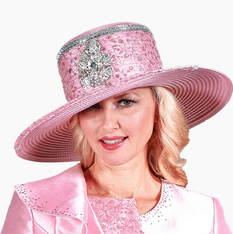 Giovanna Church Hat HR22132-Pink
