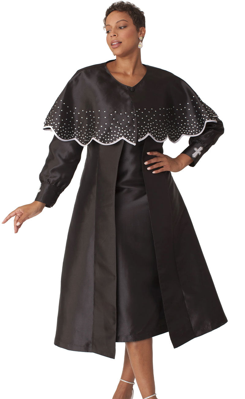 Tally Taylor Church Dress 4866-Black
