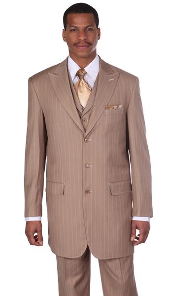 Milano Moda 5903V-TAN Mens Suit main image 0