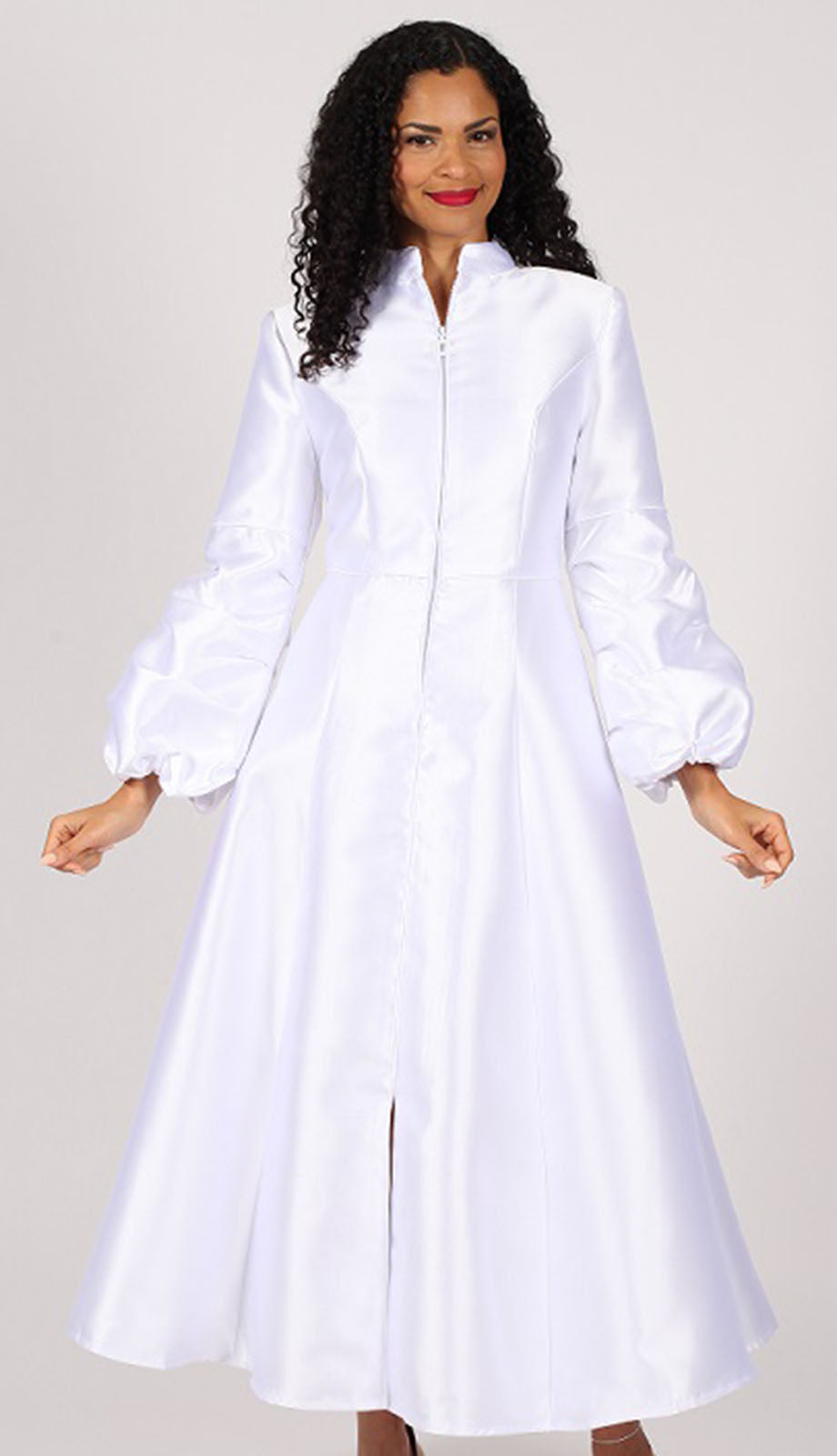 Diana Church Robe 8521-White/Black main image 0