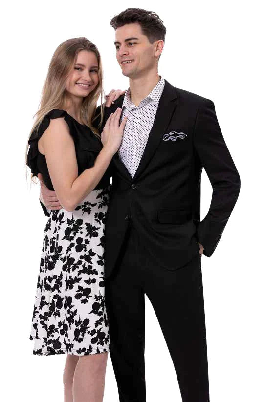 EJ Samuel Black Suit M2792 main image 0