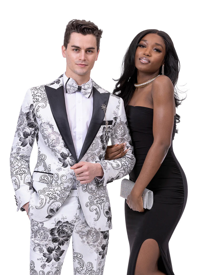 EJ Samuel Black Suit M2809