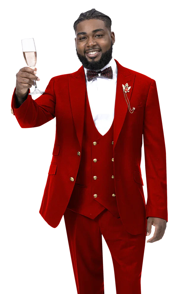 EJ Samuel Black Suit M2763 main image 1