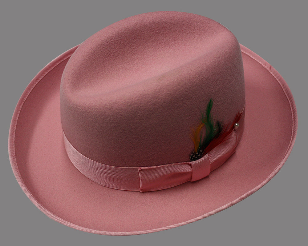 Men Godfather Hat-MSD Pink