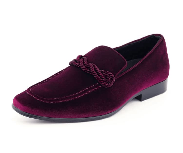 Men Dress Shoes-Esses Burgundy Men Dress Shoes-Esses Burgundy