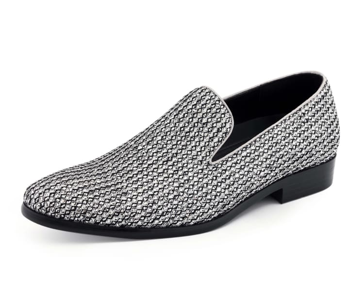 silver dress shoes for men Men Dress Shoe MSD -Eme Silver