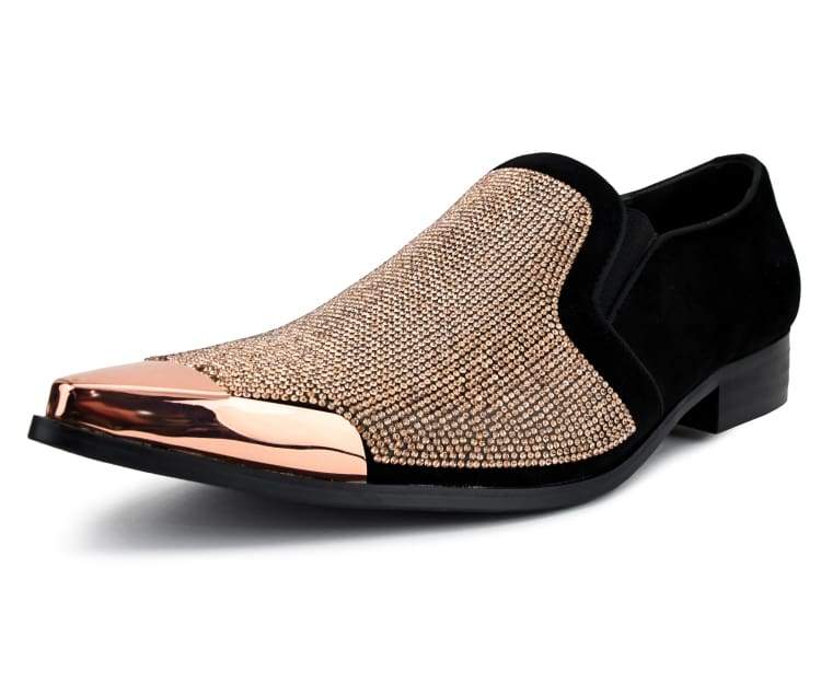 Men Dress Shoes-Dezzy Rose Gold Men Dress Shoes-Dezzy Rose Gold