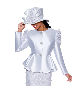 White church suits for women