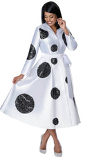 Dresses by Nubiano 100761 White black