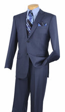 Classic Fit Men Suit Suit 2LK-1-Blue - Church Suits For Less