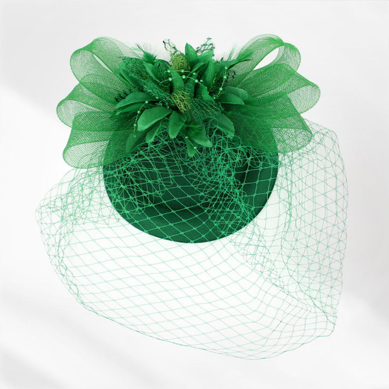 BDF Fascinator Hat 1261 Green