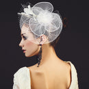 BDF Fascinator Hat 1542-White