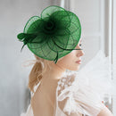 BDF Fascinator Hat 1542 Green