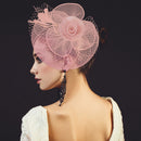 BDF Fascinator Hat 1542 Pink