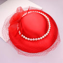BDF Fascinator Hat 413 Red