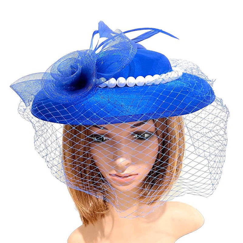 BDF Fascinator Hat 413 Royal