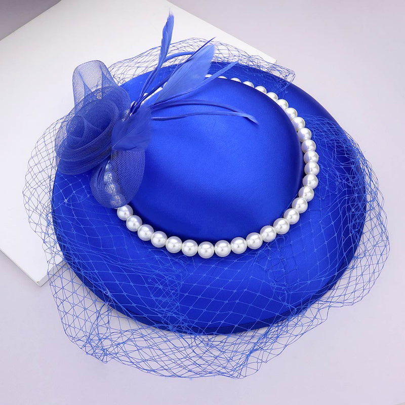 BDF Fascinator Hat 413 Royal