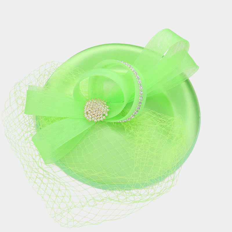 BDF Fascinator Hat 428 Lime