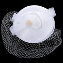 BDF Fascinator Hat 428 White