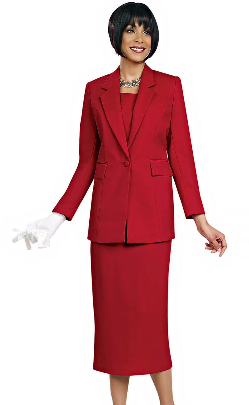 Shop Ben Marc Usher Suit 2295C-Red - Elegant Church and Formal Wear