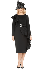 Giovanna Church Dress DP2420 Black - Church Suits For Less