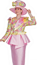 Champagne Italy Church Suit 6011 - Church Suits For Less