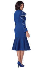 Church Dress With Flair 100441-Royal Blue