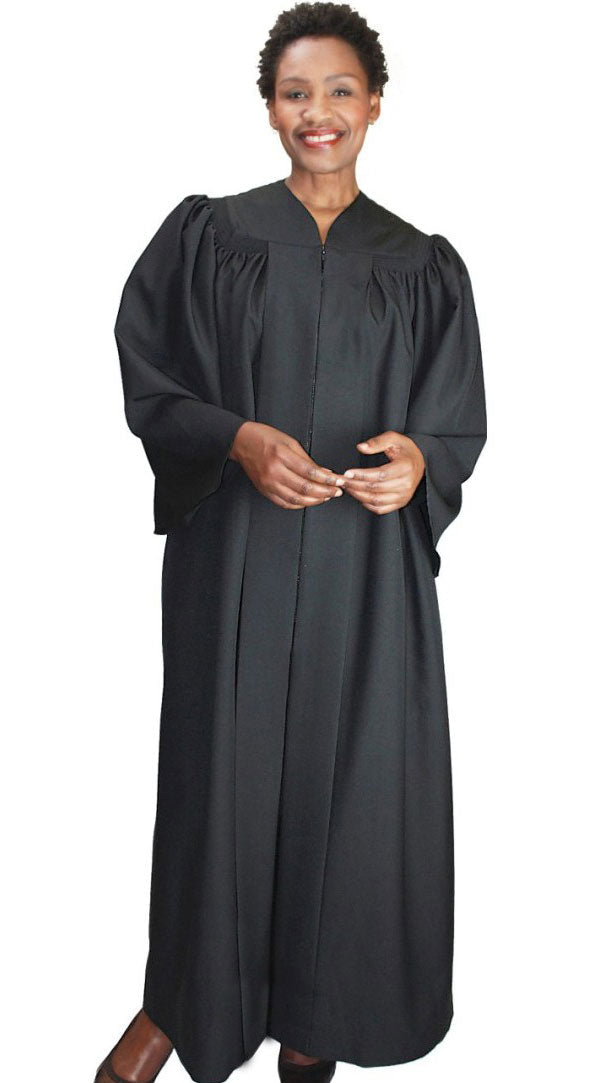 Shop Baptismal Robe RR9081C-Black - High-Quality Church Robe for Ceremonies
