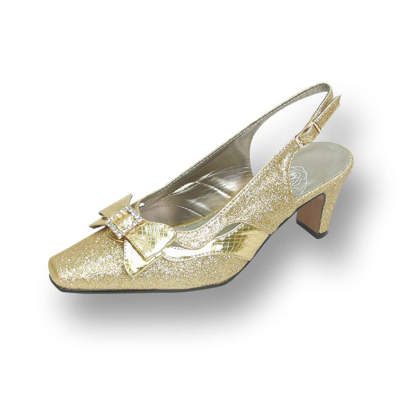 Women Church Shoes 786 Gold1