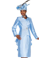 Designer Church Suit 6259-Blue