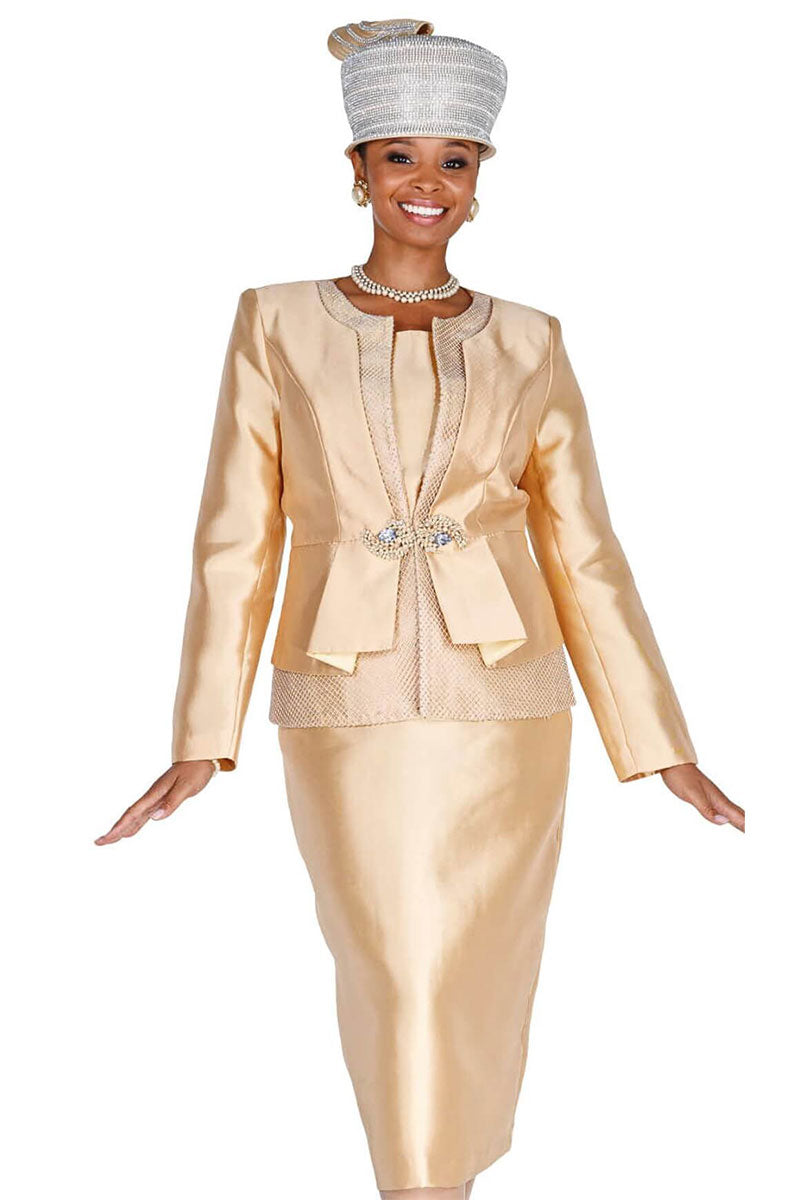champagne church dresses Elite Champagne 6166-GWB Church Dress Green With Black / 24