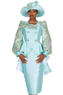Designer Church Suit 6455
