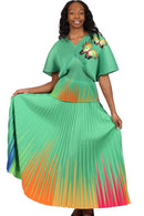 Diana Couture Church Dress 8073-Green