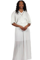 Diana Couture Church Dress 8078-White