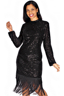 Diana Couture Church Dress 8564-Black