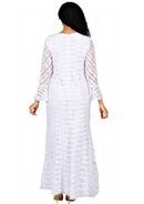 Diana Couture Dress 8737-White