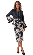 Diana Couture Church Suit 9246-Black/Gold