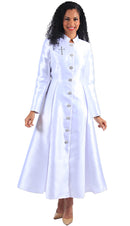 Diana Church Robe 8521-White
