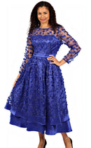 Diana Couture Dress 8467-Royal Blue