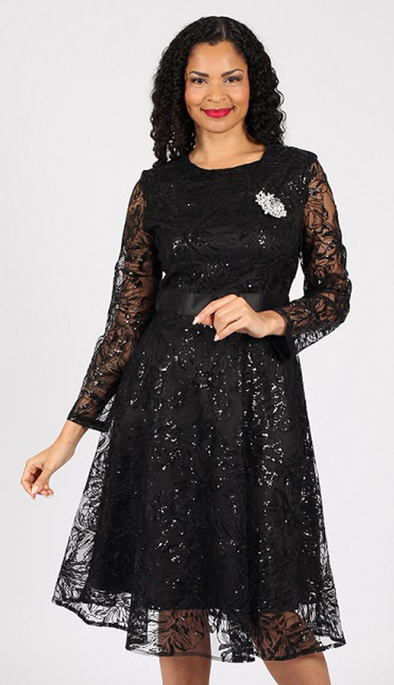 Diana Couture Dress 8639C-Black