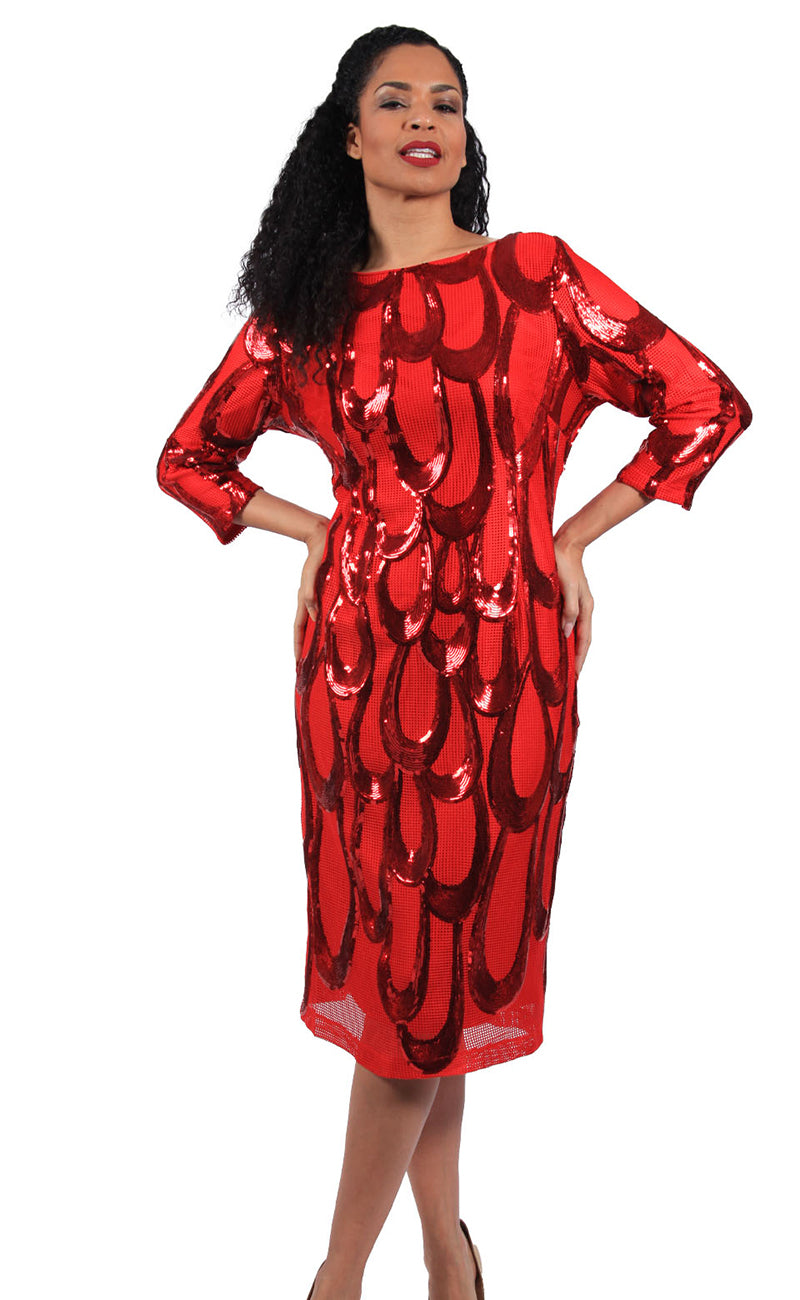 Diana Couture Dress 8660-Red