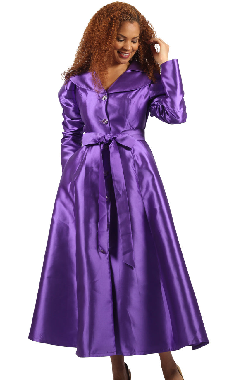 Diana Couture Church Dress 8743-Purple