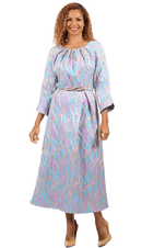 Diana Couture Church Dress 8952-Blue