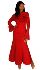 Diana Couture Dress D1054-Red