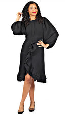 Diana Couture Church Dress 8709 - Church Suits For Less