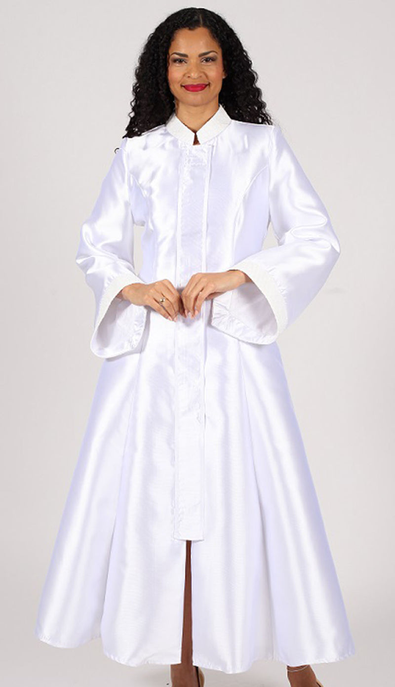 Diana Church Robe 8595-White