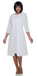 Divine Church Dress 2052C-White